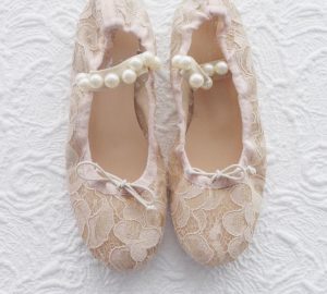 pearl wedding flats