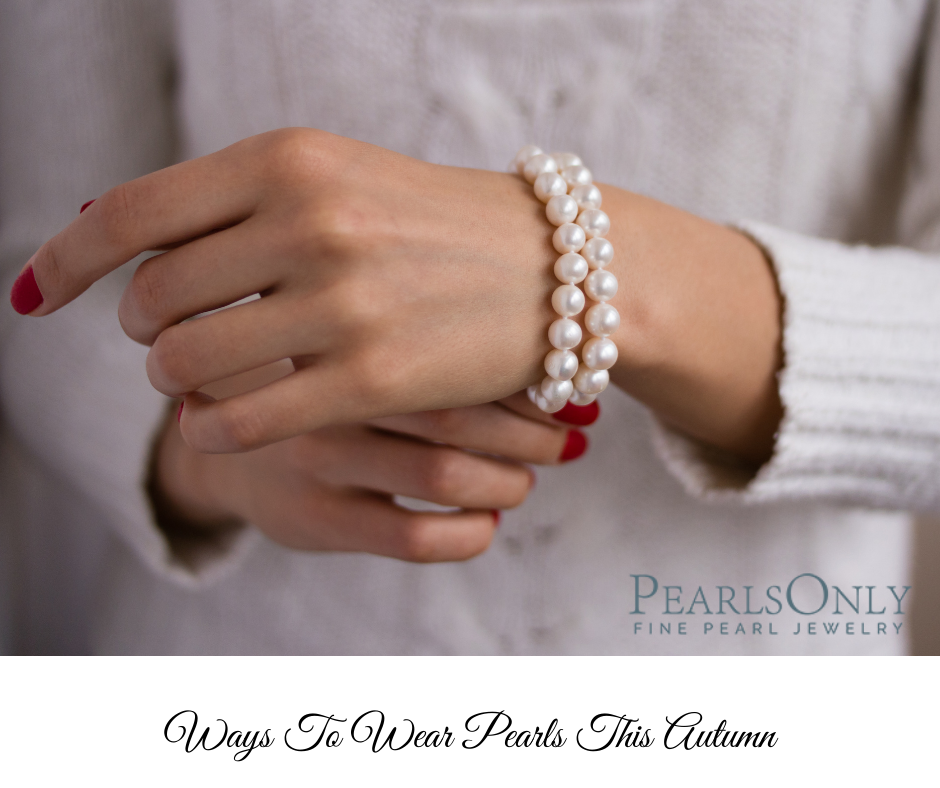 4 Great Ways To Wear Pearls This Autumn Following The Layered Trend Pearlsonly Pearlsonly